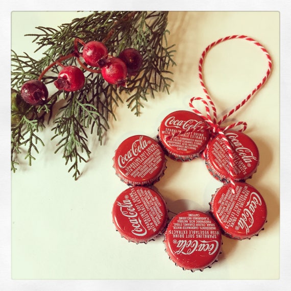 Bottle Cap Christmas Tree Decoration Coca-Cola Wreath