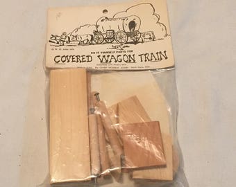 Vintage Wood Covered Wagon Kit