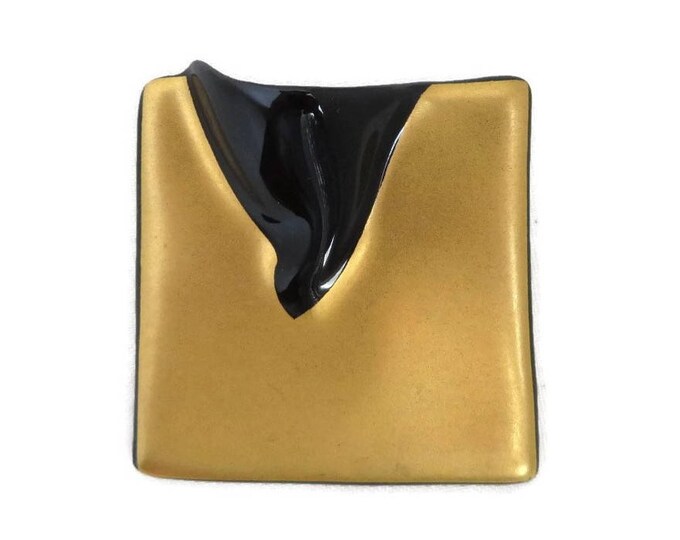 Rosenthal Germany Brooch - Vintage Studio Linie Modernist Glass Brooch, Johan Van Loon Pin, Gift for Her