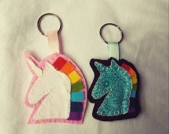 despicable me unicorn keychain