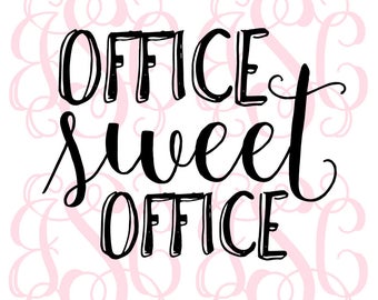 Office Sweet Office Vinyl Decal