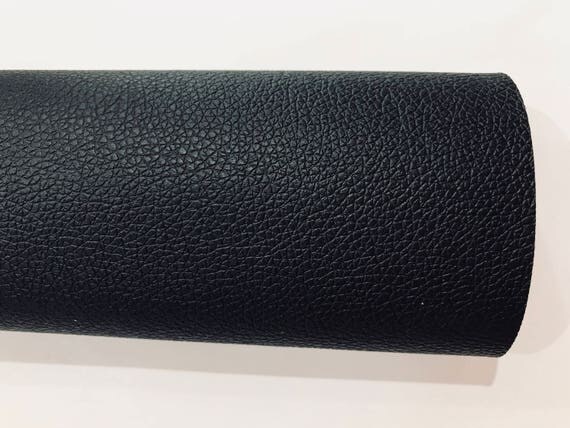 Thin 0.7mm Black Leatherette Sheet A4 8X11 or A5 Size Black Faux ...