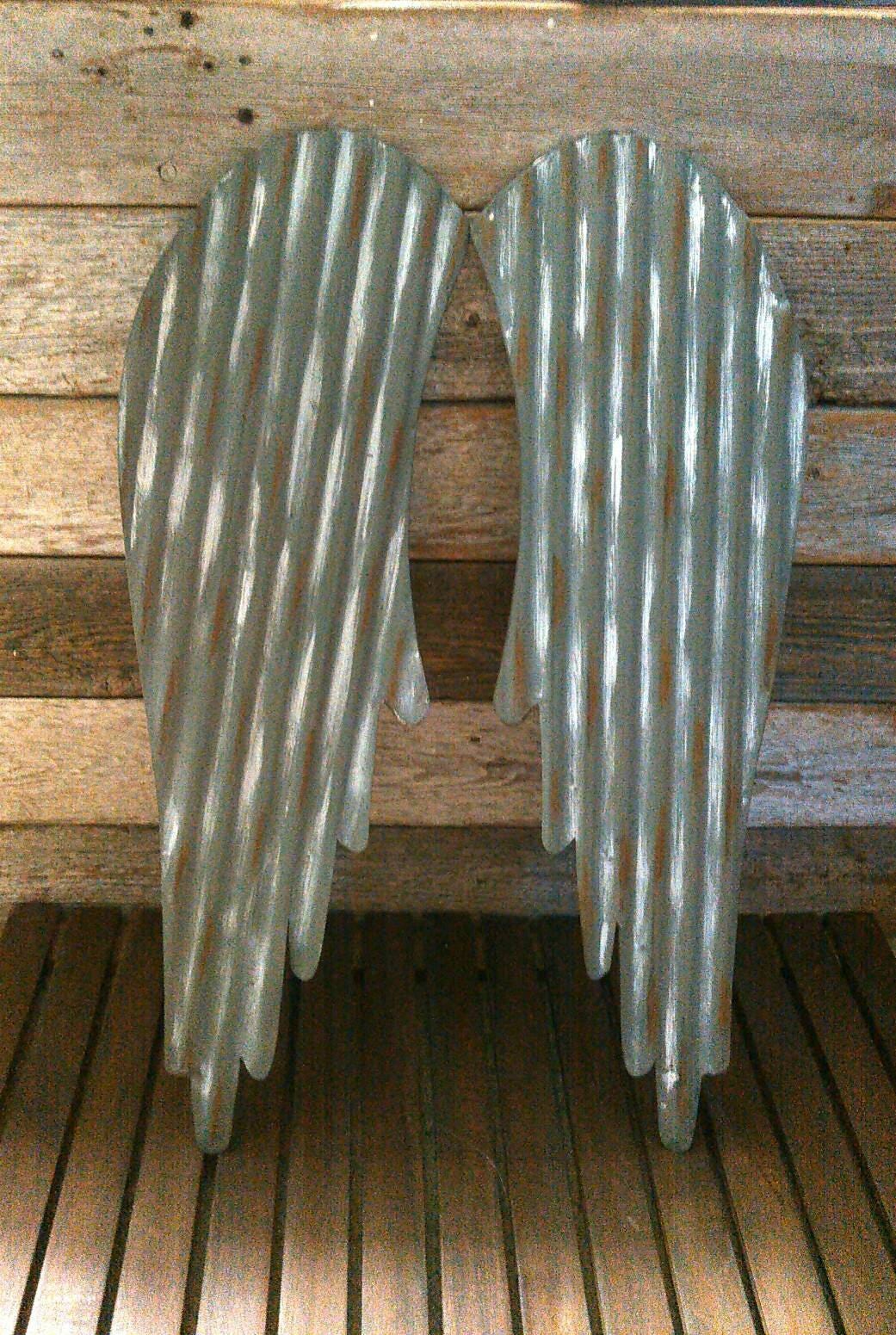 Large Metal Home Decor Angel Wings. Gypsy Soul, Shabby Chic, rustic ... Large Metal Home Decor Angel Wings. Gypsy Soul, Shabby Chic, rustic ...