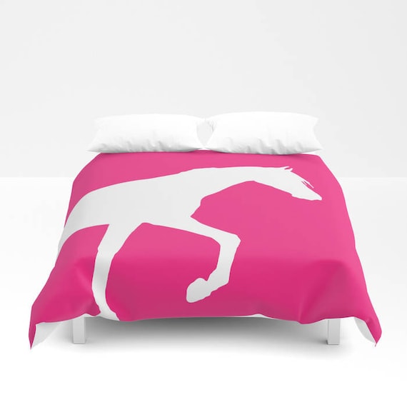 Horse Duvet Cover Horse Bedding Horse lover gift Girls Room