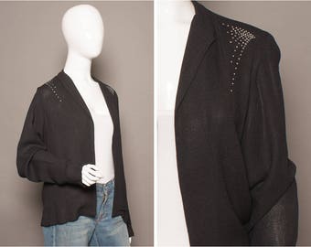 STAWBERRY STUDIO 70s 80s Diamanté DISCO Jacket Uk 12-14