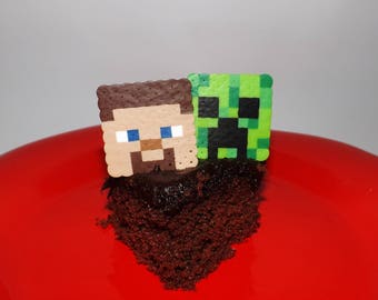 Minecraft | Minecraft Party | Birthday | Minecraft Toppers | Cake Toppers | Cupcake Toppers | Creeper
