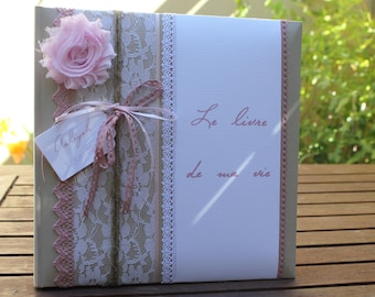 Book of baby pastel pink and dusty pink