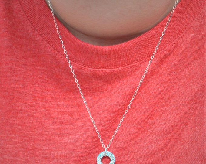 Moroccan Coin Necklace, Dusty Rose Coin Necklace, Coin Art, Morocco, Silver Coin, Moroccan Art, Boho Necklace, Two-Sided, Coin Charm, Charm