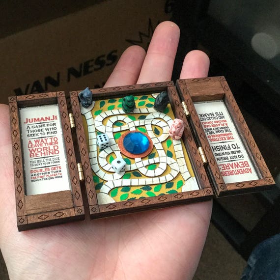 16 Miniature Jumanji Game Board Replica Prop Play Scale 16 Miniature Jumanji Game Board Replica Prop Play Scale