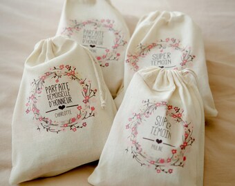 custom wedding pouch