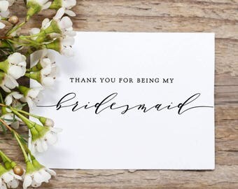 Bridesmaid thank you | Etsy
