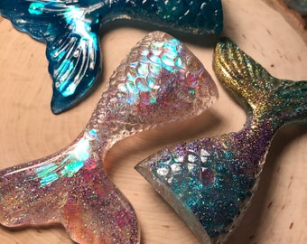 Mermaid Tail resin pin