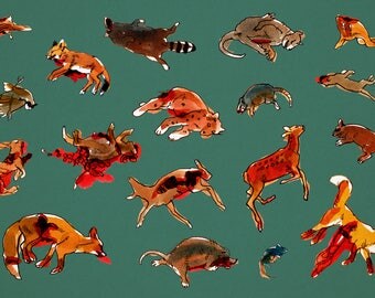 Roadkill 8x12" Lustre print