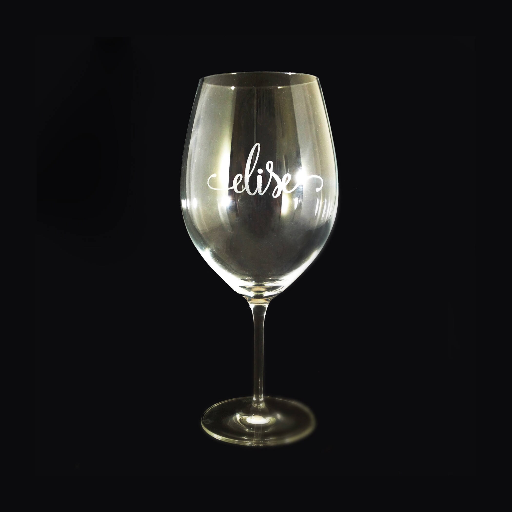 Custom engraved crystal wine glasses Schott Zwiesel