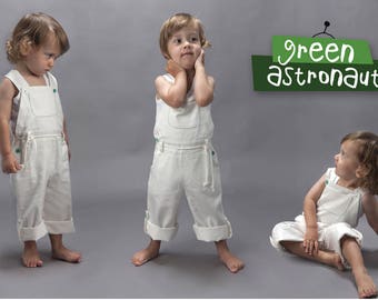 Overall - Ivory white 100% organic cotton