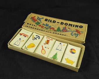 Vintage Domino Game Toy Kids Paper Vintage Domino Game Toy Kids Paper