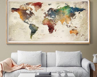 Etsy World Map