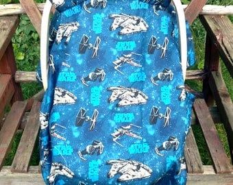 Star Wars Baby Car Seat Canopy Star Wars baby car seat cover Millennium Falcon baby carrier accessory baby travel cover baby carrier cover