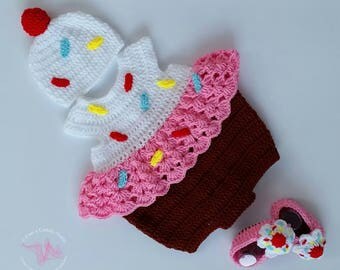 Baby Cupcake Costume, Baby Halloween Costume, Baby Shower gifts, Baby Cupcake Photo Prop, Halloween cupcake Costume, Baby Cupcake Outfit