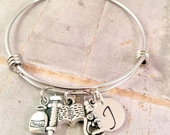 Chemist bracelet, Graduation Gift, Chemistry bracelet, Biologist bracelet, Lab Researcher, Biology, Engineering Graduation Gift, Bio Med