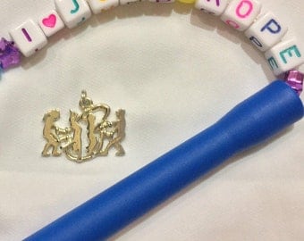 Sterling Silver Double Dutch Pairs Charm