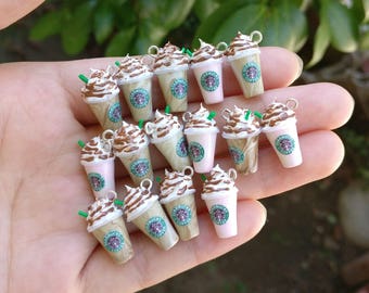 Starbucks Polymer Clay Charm - Starbucks Charm - Miniature - Starbucks Figurine - Starbucks - Clay Starbucks - Polymer Clay Charm