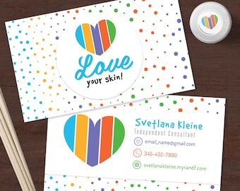 Rodan and Fields Business Cards, Fast Personalized, Rodan + Fields Independent Consultant, Modern Business Cards