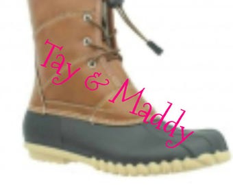 Short Duck Style Boot