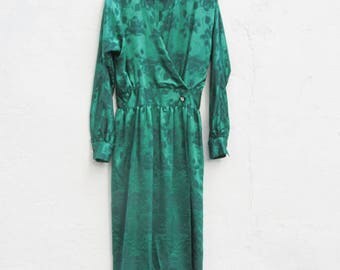 Green Silk Dress