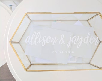 Wedding card box Etsy