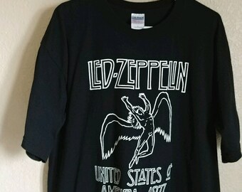 Mildly distressed Led Zeppelin Shirt - Clean and Ready to Wear