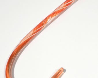 Hand Blown - Hand Made - Glass Candy Cane