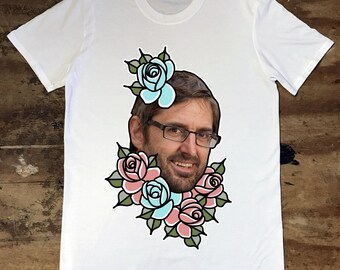 Louis Theroux - Theroux Flowers T-shirt Gift Jiggle Apparel