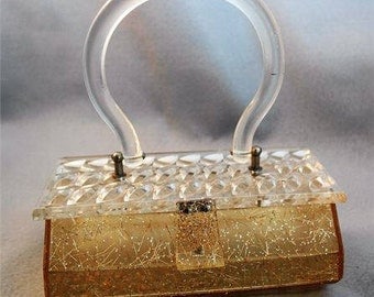 Vintage Gilli New York Lucite Purse