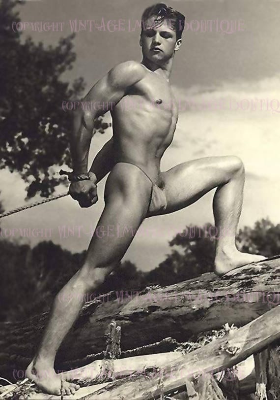 Vintage 1950S Beefcake Homo Erotic Kinky Bondage Gay Bdsm-8489