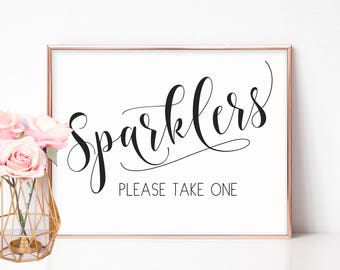 Wedding Sparklers Sign, Printable Wedding Sparkler Sign, Sparkler Send Off Sign, Wedding Send Off, Send Off Sparklers, Engagement Party Sign