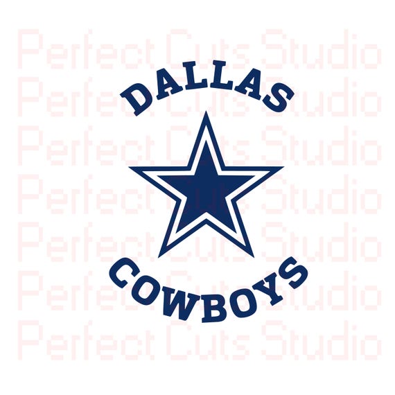 Download NFL Dallas Cowboys Football SVG and Studio 3 Cut File Cutouts