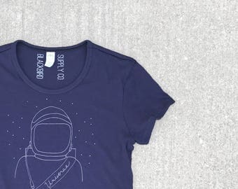 Astronaut Shirt, Women's Astronomy Shirt, Universe shirt, Ms Feminist T shirt, Science Shirt, Back to School, Womens Graphic Tee