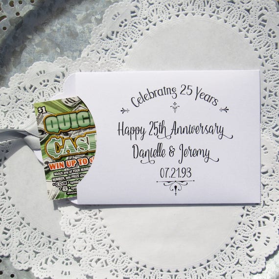 25th Anniversary Favors Anniversary Favors Adult Party