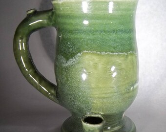wake and bake , tobacco pipe , coffee mug