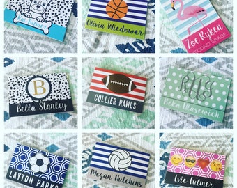 LOCAL PICK-UP Bag Tags/Back to School/Luggage Tag