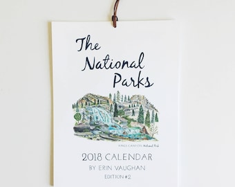 2018- Edition #2 National Park Calendar