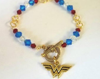 Wonder Woman Bracelet Wonder Woman jewelry Wonder Woman