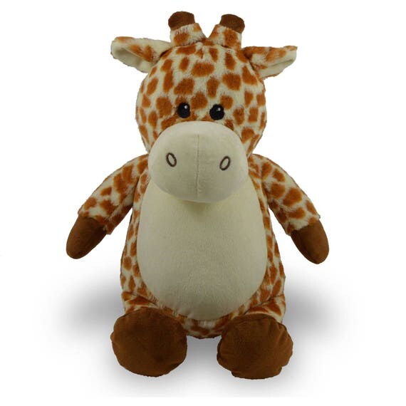 Personalized baby gift Giraffe Stuffed animal keepsake with