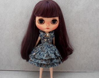 Blythe Dress Victorian Inspired Tiered Flouncy Ruffles Blythe Doll Outfit Clothing Pure Neemo S Licca