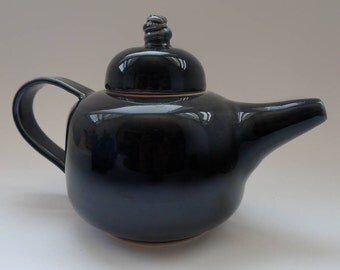 Théière bleu nuit