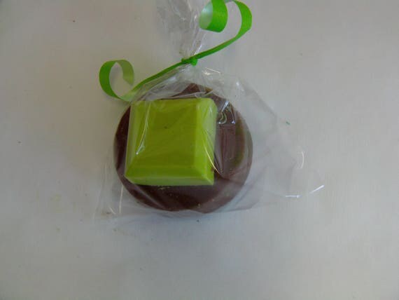 Candy Block on Candy Covered Cookie(12) Minecraft Theme Party Favors of Gift Idea for a Minecraft Fan Il_570xn