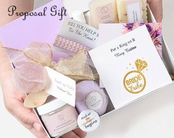 Bridesmaid proposal, Maid of honor proposal, Asking Bridesmaid gift, Bridesmaid proposal gift, Bridesmaid proposal spa gift, Proposal