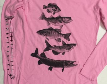 fishing shirt with ruler