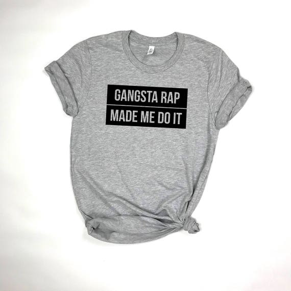 gangsta rap made me do it brandy melville shirt